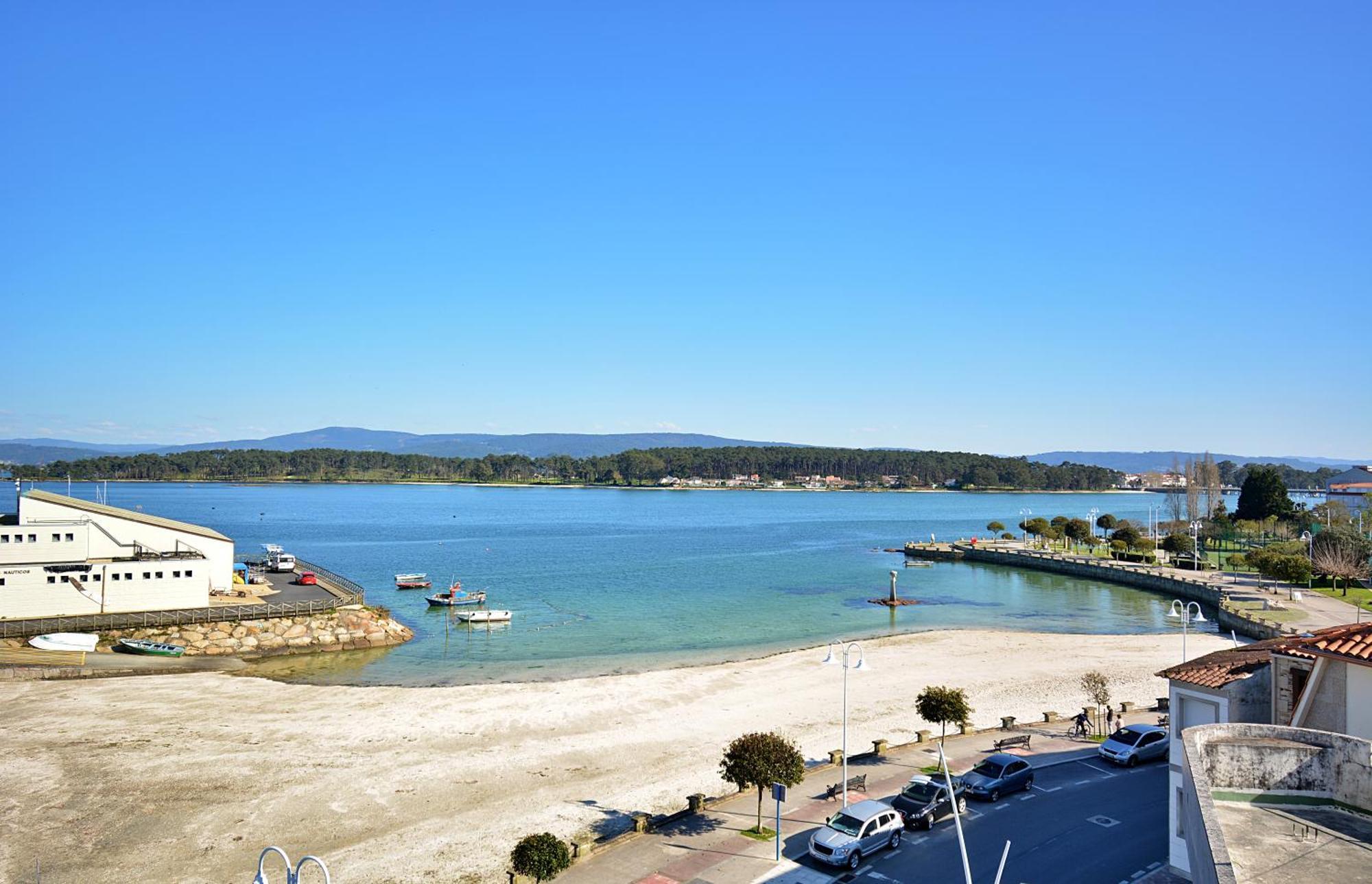 Apartamento Con Terraza Frente Al Mar En O Grove Extérieur photo