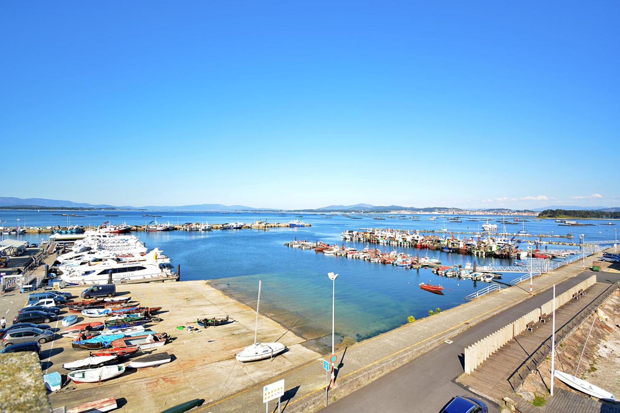 Apartamento Con Terraza Frente Al Mar En O Grove Extérieur photo